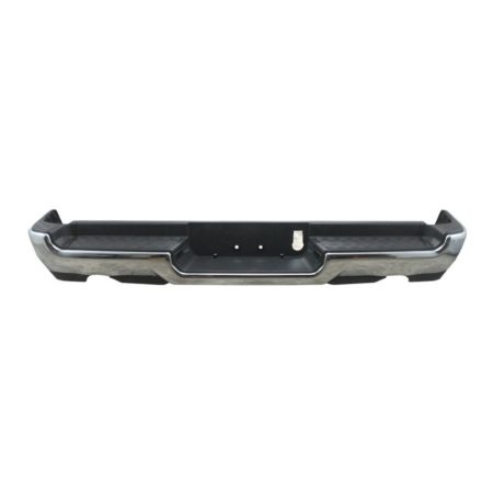 Rear bumper assembly Exc REBEL|TRADESMAN; Dual Exh; w/o Adv Prk; w/o Parl; w/o Lamps; Chrome - RAM 1500 2019-2022