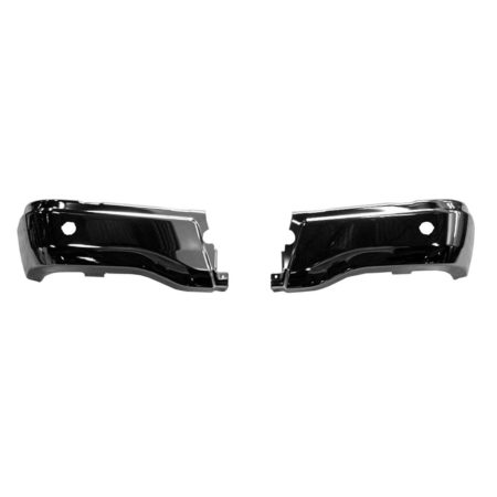 Rear bumper face bar w/Rear Parking Aid; Chrome - FORD RANGER 2019-2022