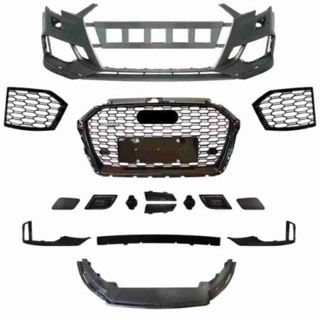 Audi A3 S3 8V 2017-2020 Front Bumper Conversion to RS3 Style Look