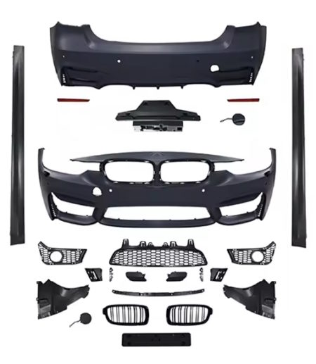 BMW 3 Series F30 F35 2012-2018 Front Rear Body Bumper Conversion KIT upgrade to M3 Style Look