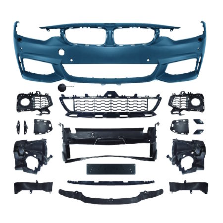 BMW 4 Series F32 F33 F36 2014-2020 Front Bumper Conversion KIT upgrade to M Tech Style Look