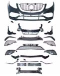 Mercedes Benz GLE-Class GLE300d GLE350 GLE400 GLE550 W166 2016-2019 Front Bumper Conversion KIT upgrade to AMG GLE63 Style Look Body KIT