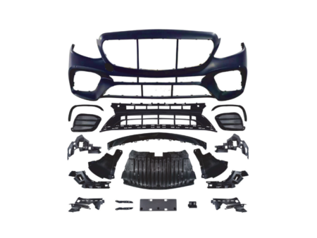 Mercedes Benz E-Class W213 2017-2020 Front Body Bumper Conversion KIT upgrade to AMG E63 S Style Look