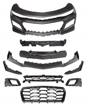 Chevrolet Camaro 2016-18 LS LT SS 2017-23 ZL1 Front Bumper Conversion upgrade to 1LE Style Look Body KIT