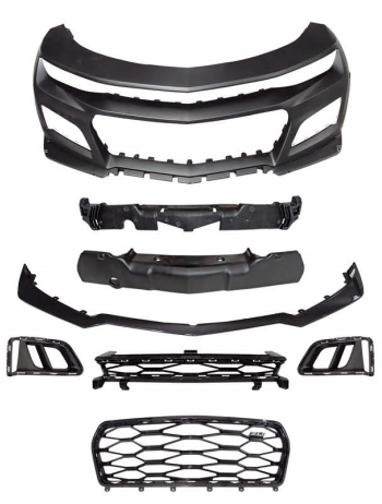 Chevrolet Camaro 2016-2018 Front Bumper Conversion upgrade to ZL1 Style Look Body KIT