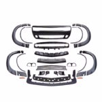 Dodge Challenger 2015-2023 Front Bumper Conversion to Hellcat Style Look & Wide Fender Flares to Demon Style Look