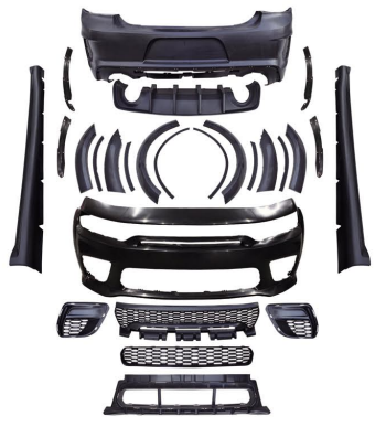Dodge Charger 2015-2023 Wide Body Kit upgrade to SRT Hellcat Style Look