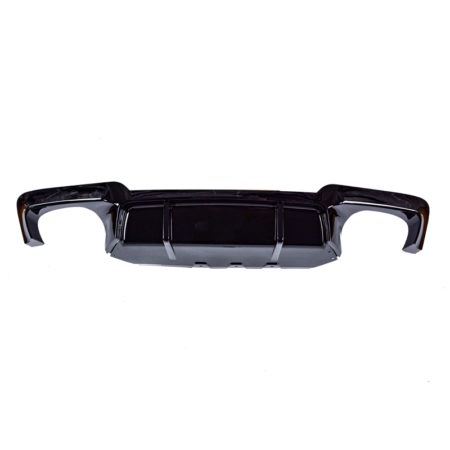 BMW 5 Series F10 2011-2016 Rear Diffuser Dual Outlet M5 Style Gloss Black