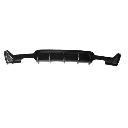 BMW 4 Series F32 2014-2020 Rear Diffuser Quad Outlet M Performance Style Gloss Black