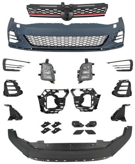 Volkswagen Golf GTI MK7.5 2018-2021 Front Bumper Conversion to Golf GTI Style Look