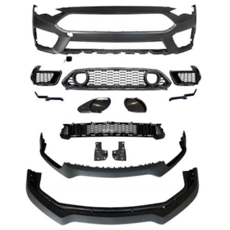 Ford Mustang 2018-2023 Front Bumper Conversion to Mach 1 Style Look