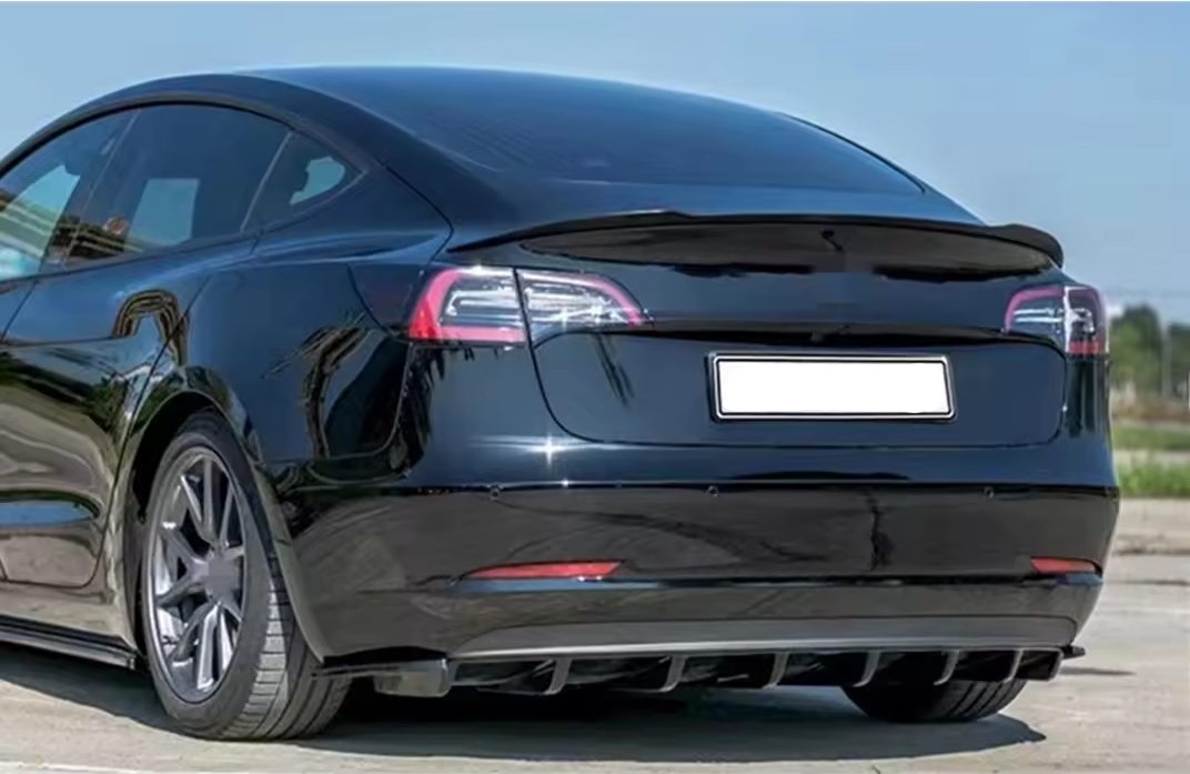 Model 3 Rear Lip Tesla Model 3 2017-2023 Front Lip Rear Diffuser Spoiler | Body Kit ...