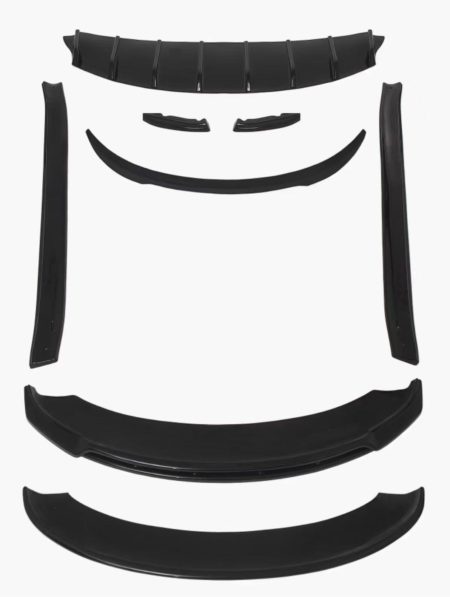 Tesla Model 3 2017-2023 Front Lip Rear Diffuser Spoiler | Body Kit | Gloss Black | Max Style