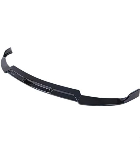 Mercedes Benz C-Class C300 W205 C205 2015-2018 Front Bumper Lip Spoiler BBS Style Gloss Black