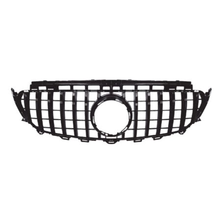 Mercedes Benz E-Class W213 Sedan 2017-2020 GT Style Front Grille Gloss Black