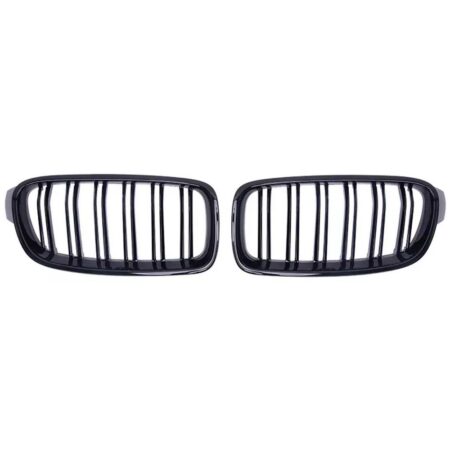 BMW 4 Series F32 F33 F36 2014-2020 M4 Style Front Grille Black