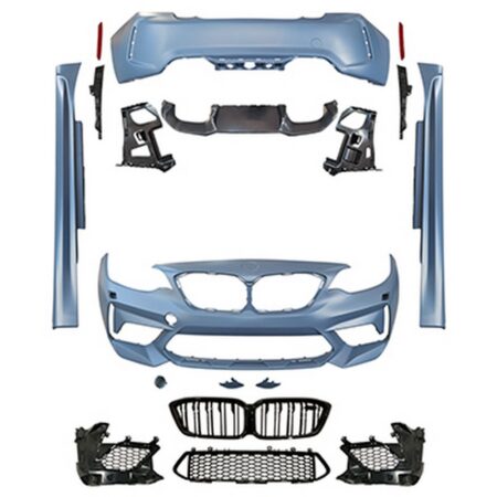 BMW 2 Series F22 F23 2014-2021 Front Rear Bumper Conversion Body Kit to M2C Style Look