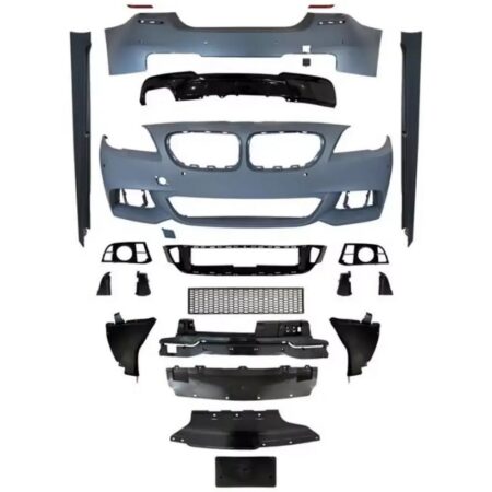 BMW 5 Series F10 2011-2016 Front Rear Bumper Conversion Body Kit to M-Tech LCI Style Look