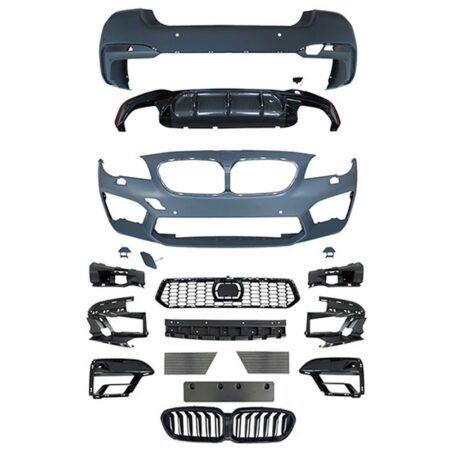BMW 5 Series F10 2011-2016 Front Rear Bumper Conversion Body Kit to F90 LCI M5 Style Look