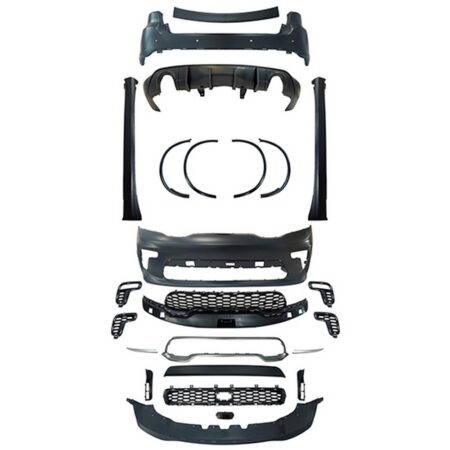 Dodge Durango 2011-2020 Front Rear Bumper Conversion Body Kit to 21+ SRT Style Look