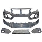 Honda Civic 2016-2021 Front Bumper Conversion W/O Grille upgrade to Type R Style Look Body KIT
