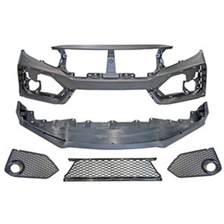 Honda Civic 2016-2021 Front Bumper Conversion W/O Grille upgrade to Type R Style Look Body KIT