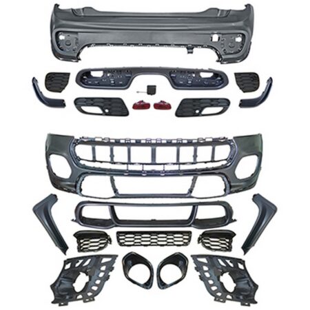 Mini Cooper F56 F57 2014-2020 Front Rear Bumper Conversion Body Kit to JCW Style Look