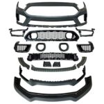 Ford Mustang 2015-2017 Front Bumper Conversion W/Grille Light to Mach 1 Style Look
