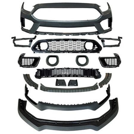 Ford Mustang 2015-2017 Front Bumper Conversion W/Grille Light to Mach 1 Style Look