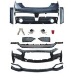 Infiniti Q50 2014-2017 Front Rear Bumper Conversion Body Kit to Q50 Eau Rouge Style Look