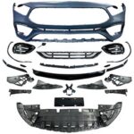 Mercedes Benz A-Class W177 2019-2022 Front Bumper Conversion to A45 AMG Style Look