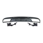 Mercedes Benz C-Class W205 Sedan 2015-2018 Rear Diffuser C63 AMG Style Black