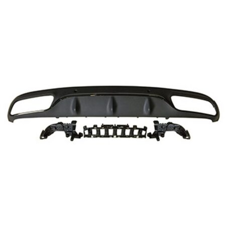 Mercedes Benz C-Class C205 Coupe 2015-2018 Rear Diffuser C63 AMG Style Black