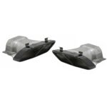 Mercedes Benz CLA-Class W117 2014-2019 Quad Exhaust Tips CLA45 AMG Style Black