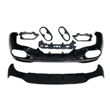 Mercedes Benz CLA-Class W118 2020-2023 Rear Diffuser CLA45 AMG Style Black