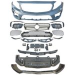 Mercedes Benz GLA-Class X156 2015-2019 Front Bumper Conversion to GLA45 AMG Style Look