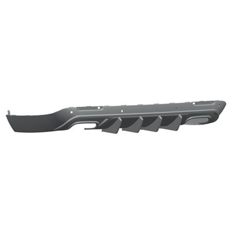 Dodge Challenger 2015-2023 Competition Rear Diffuser Matte Black
