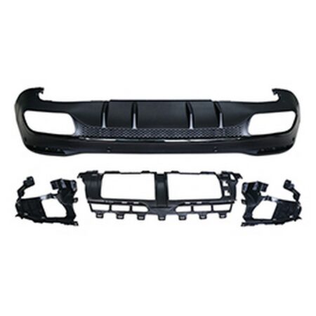 Mercedes Benz GLE-Class W167 2020-2023 (for AMG/Sport bumper) Rear Diffuser GLE63 AMG Style Black