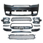 Dodge Durango 2011-2020 Front Bumper Conversion Body Kit to 2018+ SRT Style Look