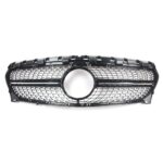 Mercedes Benz CLA-Class W117 2013-2016 Diamond Style Front Grille Black