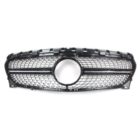 Mercedes Benz CLA-Class W117 2013-2016 Diamond Style Front Grille Black