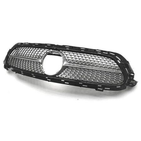 Mercedes Benz E-Class W213 2021-2023 Diamond Style Front Grille Black