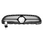 Mercedes Benz C-Class W206 2022-2025 Diamond Style Front Grille Black