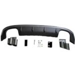 Audi A3 8V Sedan 2015-2016 (without S-Line) S3 Style Rear Diffuser Quad Outlet with Exhaust Tips