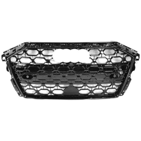 Audi A3 S-Line S3 8Y 2022-2024 RS3 Style Front Grille Gloss Black Honeycomb