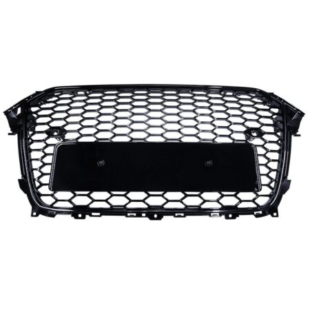 Audi A4 S4 B8.5 2013-2016 RS4 Style Front Grille Gloss Black Honeycomb