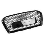 Audi A4 B9 2017-2019 (without S-Line) RS4 Style Front Grille Gloss Black Honeycomb