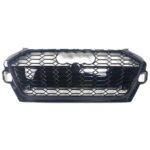 Audi A4 S4 B9.5 2020-2024 RS4 Style Front Grille Gloss Black Honeycomb
