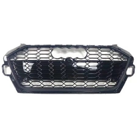 Audi A4 S4 B9.5 2020-2024 RS4 Style Front Grille Gloss Black Honeycomb