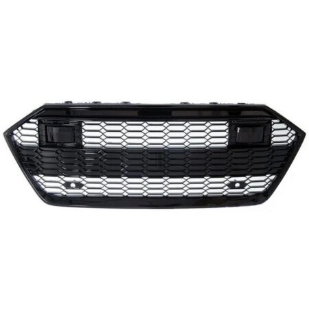 Audi A7 S7 C8 2019-2023 RS7 Style Front Grille Gloss Black with ACC